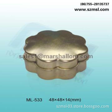 cosmetic tin box, metal box, metal packing, gift box